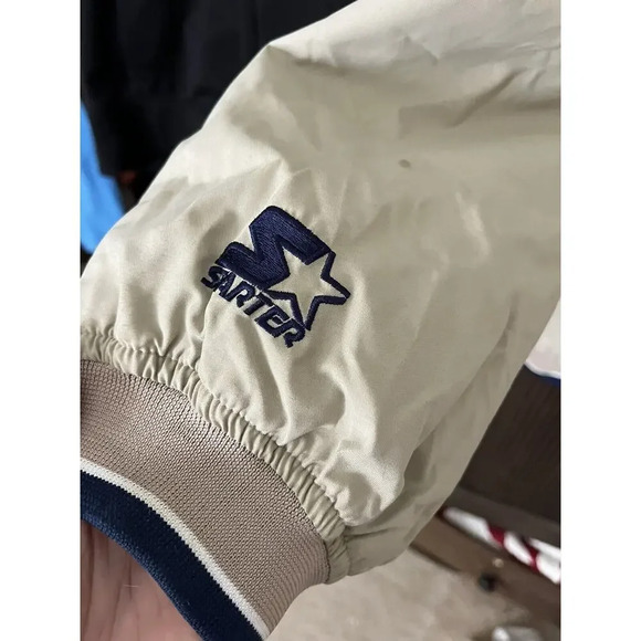 Washington Redskins Starter Jacket Quarter Zip 2XL Hail To Skins Vintage - Picture 7 of 8